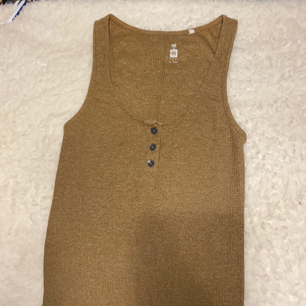 Cute brown tank top